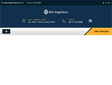 Tablet Screenshot of drhlogistics.com